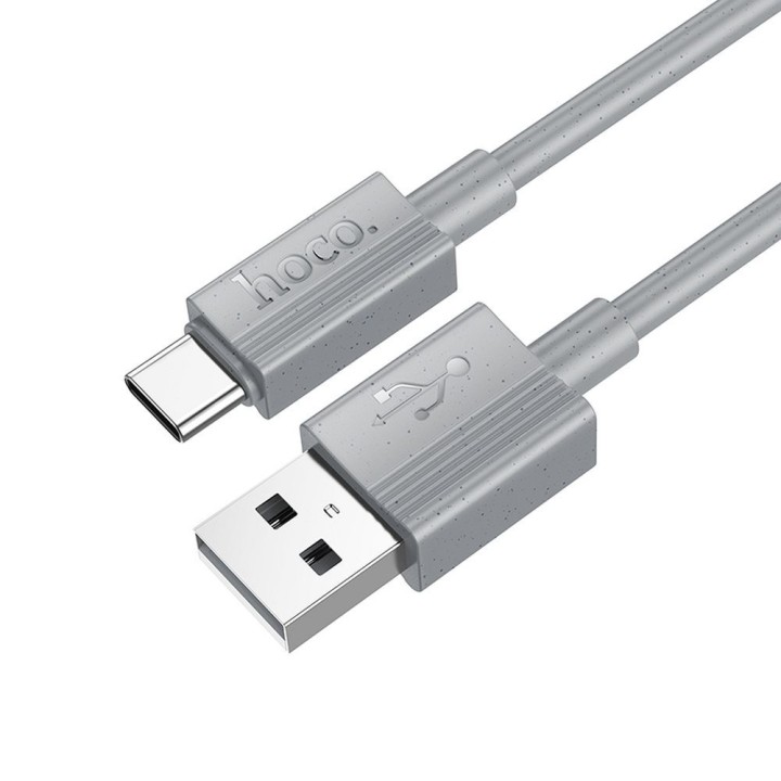 USB-A to USB-C cable Hoco 3A 1 m X107 grey