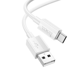 Кабель USB-A – USB-C Hoco 3A 1 m X107 белый