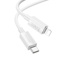 USB-C to Lightning cable Hoco PD 27W 1 m X107 white