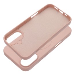 Case for iPhone 16 Silicone Mag Cover MagSafe compatible (big hole) pink