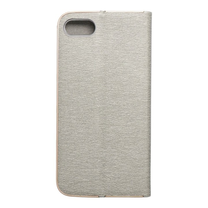 Flip case for iPhone 7 / 8 / SE 2020 / SE 2022 Luna Book Gold silver