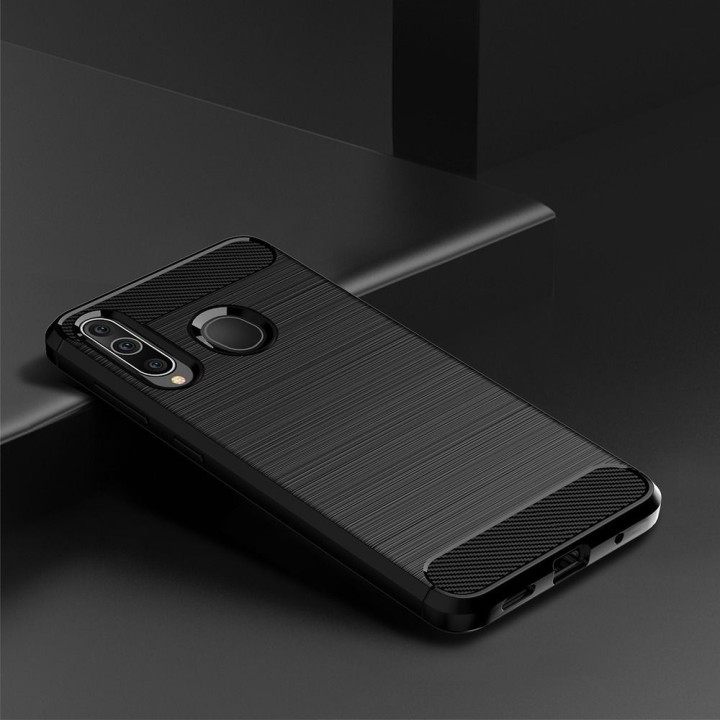 Etui na Samsung A20S Carbon czarne