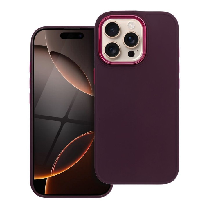 Чохол для iPhone 16 PRO Frame фіолетовий
