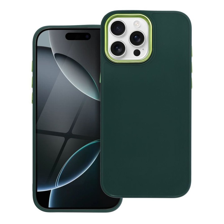Чехол для iPhone 16 PRO MAX Frame зеленый