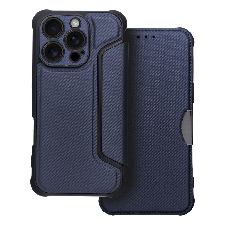 Чохол з клапаном для iPhone 16 PRO Razor Book синій