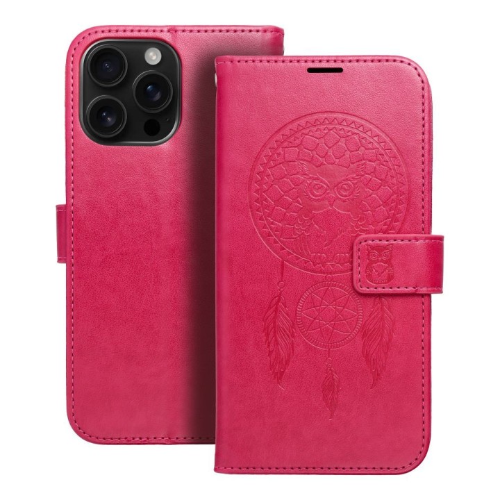 Flip case for iPhone 16 PRO MAX Mezzo Book dreamcatcher magenta
