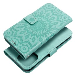 Чохол з клапаном для iPhone 16 PRO MAX Mezzo Book мандала зелений