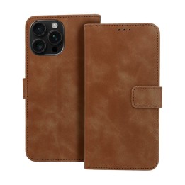 Flip case for iPhone 16 PRO MAX Tender Book brown