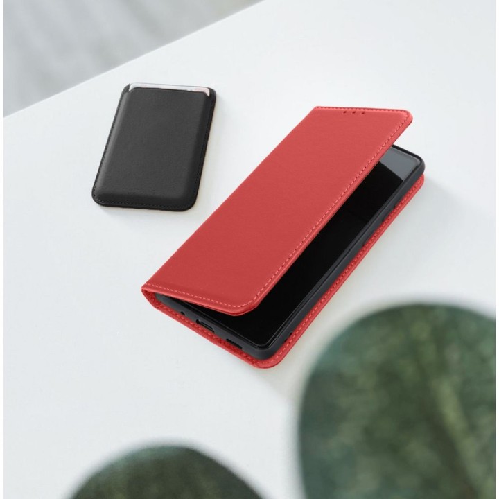 Flip case for iPhone 16 PRO MAX Smart Pro Book leather maroon