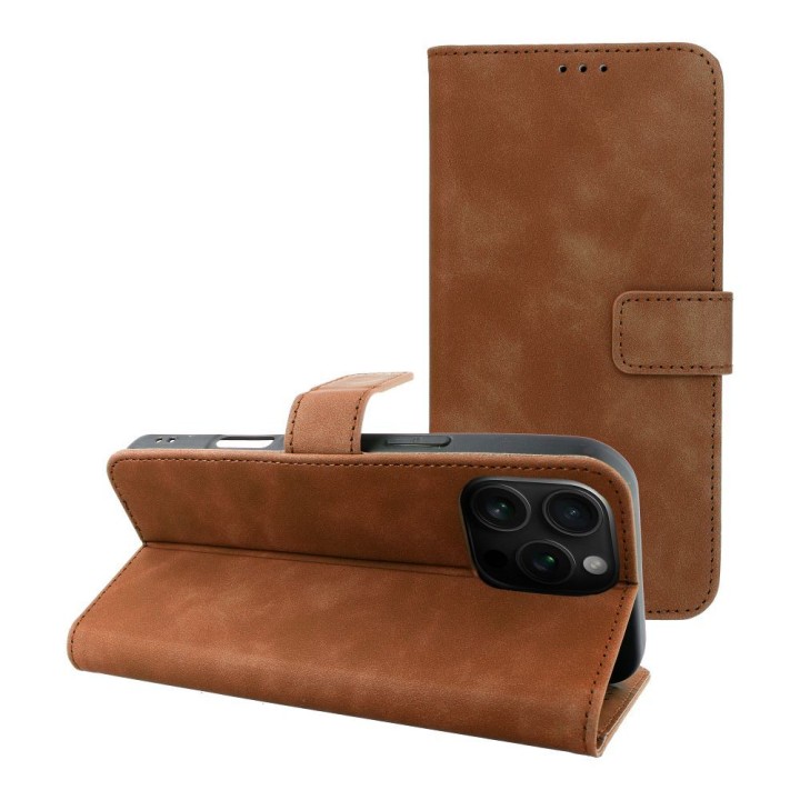 Flip case for iPhone 16 PRO MAX Tender Book brown