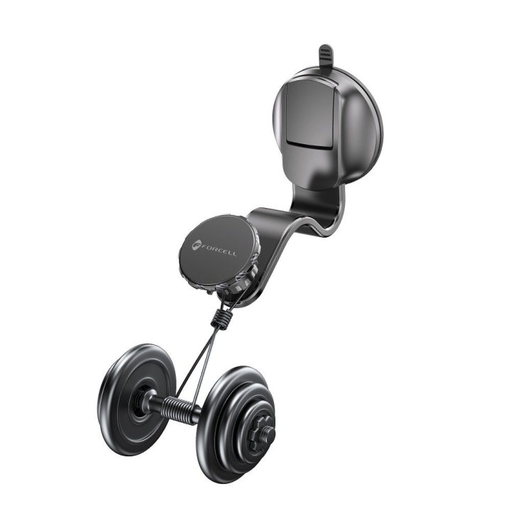 Держатель для телефона для автомобиля магнитный Forcell F-Grip MagFlex для стекла / приборной панели / решетки черный