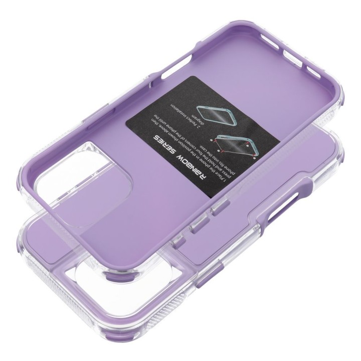 Etui na iPhone 16 PRO MAX Matrix jasnofioletowe