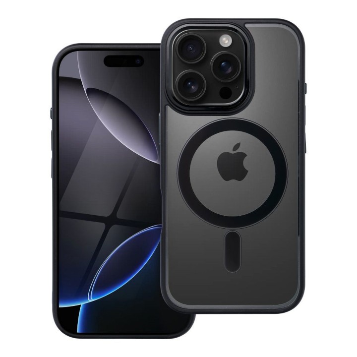Case for iPhone 16 PRO Color Edge Mag Cover MagSafe compatible black
