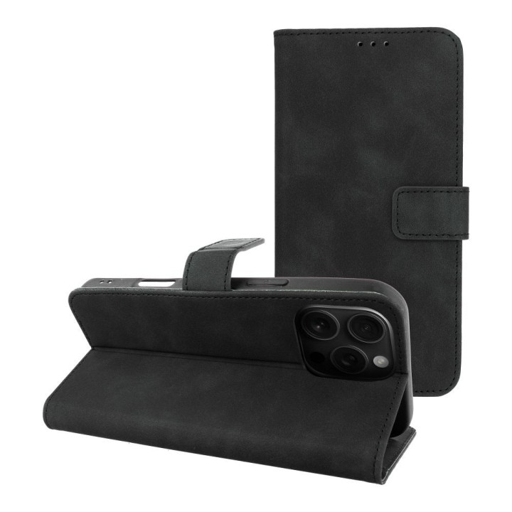 Чохол з клапаном для iPhone 16 PRO MAX Tender Book чорний