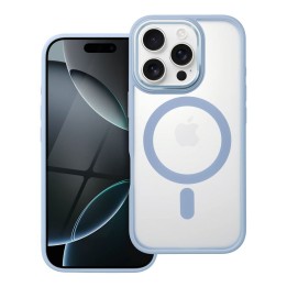Case for iPhone 16 PRO Matte Mag Cover MagSafe compatible blue