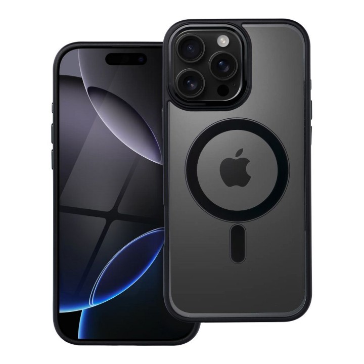 Чехол для iPhone 16 PRO MAX Color Edge Mag Cover совместимый с MagSafe черный