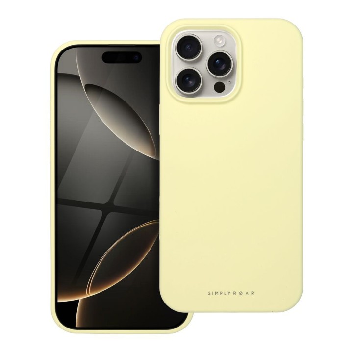 ROAR case CLOUD SKIN for IPHONE 16 Pro Max light yellow