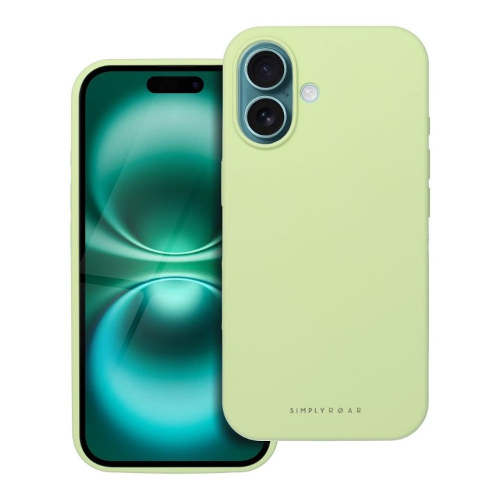 ROAR case CLOUD SKIN for IPHONE 16 light green