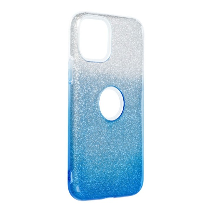 Чохол для iPhone 11 PRO Shining прозорий синій