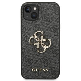 GUESS чохол для IPHONE 13 / 14 / 15 GUHCP14S4GMGGR (4G Big Metal Logo) сірий