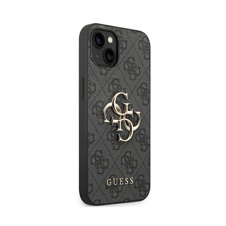 GUESS чохол для IPHONE 13 / 14 / 15 GUHCP14S4GMGGR (4G Big Metal Logo) сірий