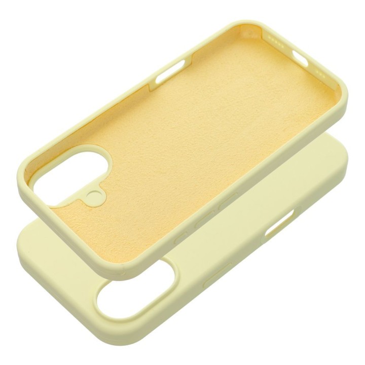 ROAR case CLOUD SKIN for IPHONE 16 light yellow