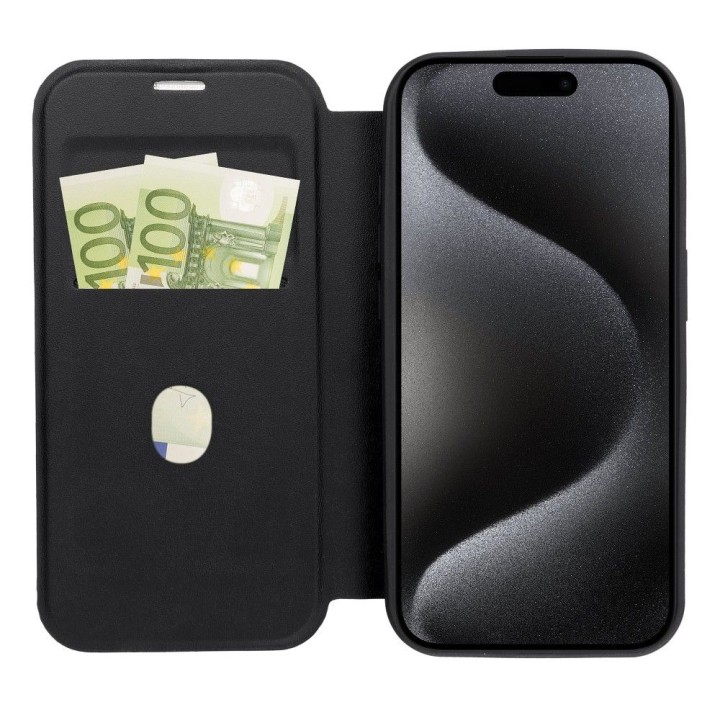 Flip case for iPhone 16 Smart Mag MagSafe compatible black