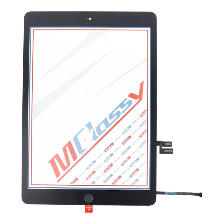 MUSTTBY touch screen + adhesive tape + Home for iPAD 7 (black)