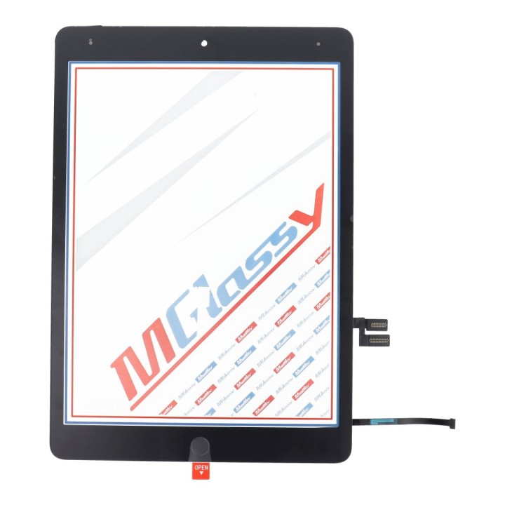 MUSTTBY touch screen + adhesive tape + Home for iPAD 9 (black)