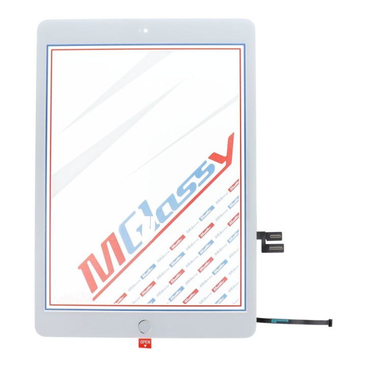 MUSTTBY touch screen + adhesive tape + Home for iPAD 8 (white)