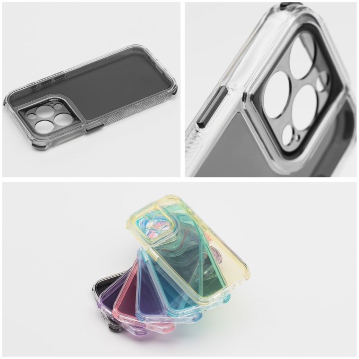 Чехол для iPhone 15 Matrix Clear черный