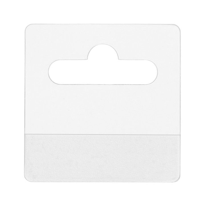 Самоклеящийся европодвес 50 x 50 mm 1000 шт. прозрачный