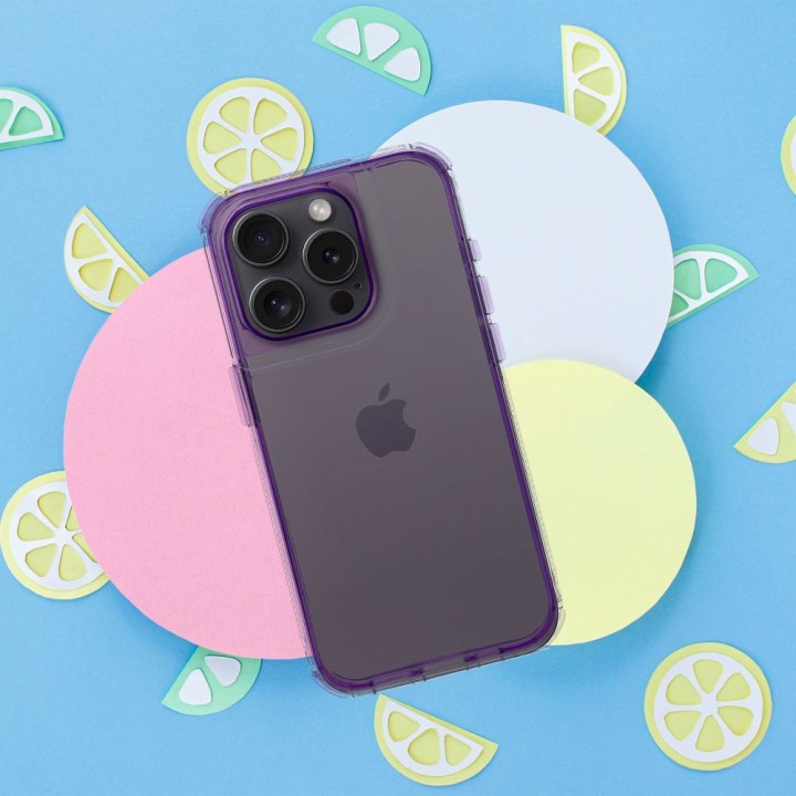 Futerał MATRIX CLEAR do IPHONE 16 jasnofioletowe