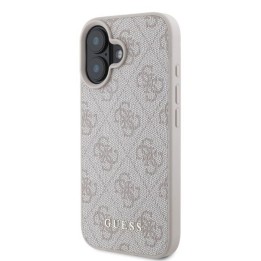 GUESS futerał do IPHONE 16 GUHCP16SG4GFPI (PU 4G Classic) różowy