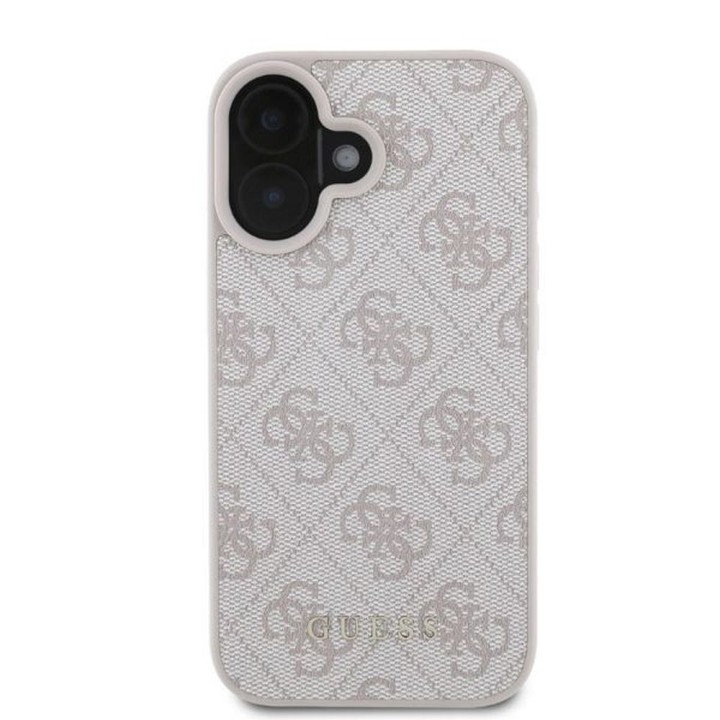 GUESS чехол для IPHONE 16 GUHCP16SG4GFPI (PU 4G Classic) розовый