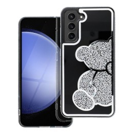 Чохол для Samsung S23 ULTRA Teddy Bear сріблястий