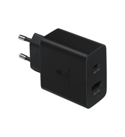 Оригинальное зарядное устройство Samsung Fast Charger EP-TA220NBEGEU 1x USB C, 1x USB A 3A 35W czarna blister