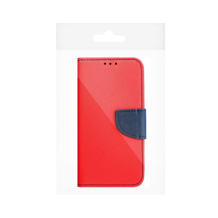 Flip case for Samsung A16 Fancy Book red-navy blue