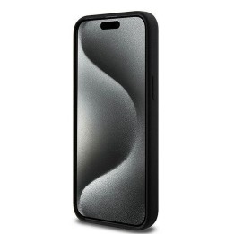 KARL LAGERFELD чохол для IPHONE 15 Pro Max сумісний з MagSafe KLHMP15XSCMKCRHK (Silicone KC Body Ring) чорний