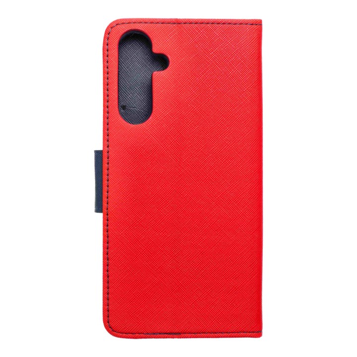 Etui z klapką na Samsung A16 Fancy Book czerwono-granatowe