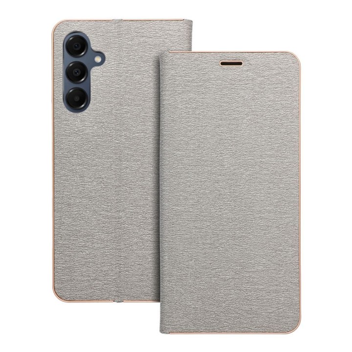 Flip case for Samsung A16 5G Luna Book Gold silver