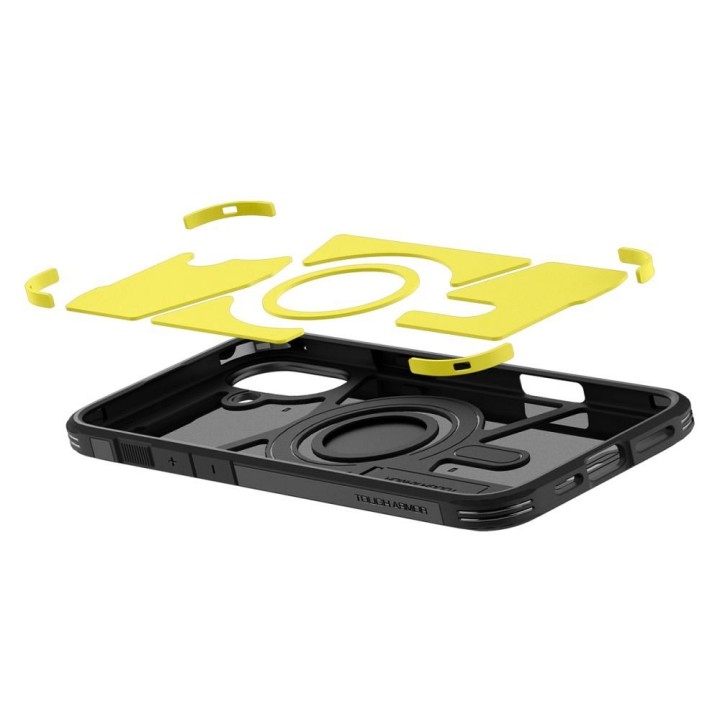SPIGEN case TOUGH ARMOR MAG compatible with MagSafe for IPHONE 16 black