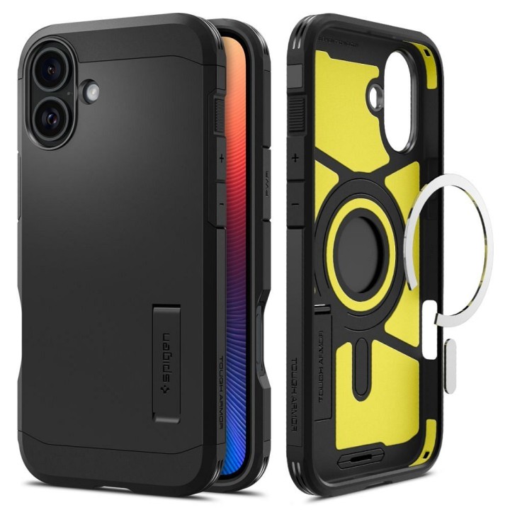 SPIGEN чехол TOUGH ARMOR MAG совместимый с MagSafe для IPHONE 16 черный