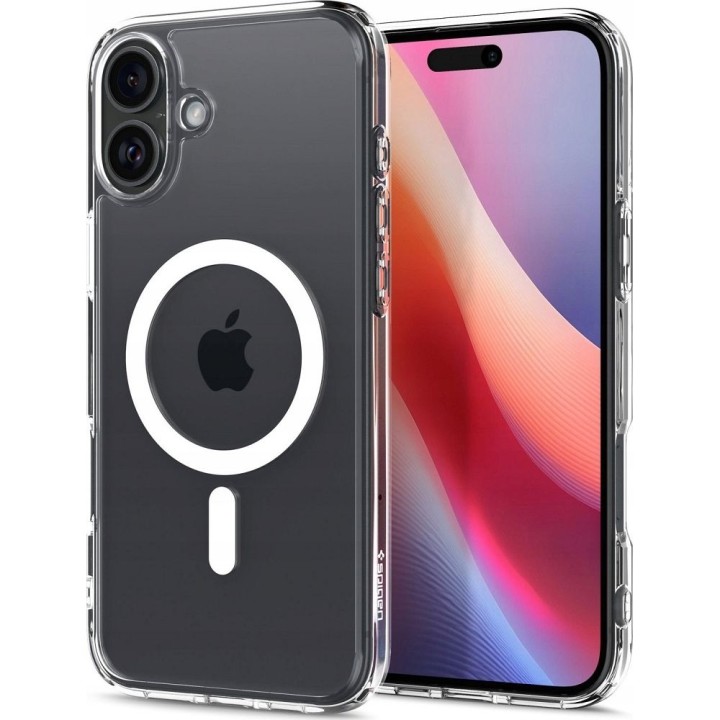 SPIGEN futerał ULTRA HYBRID MAG kompatybilny z MagSafe do IPHONE 16 white
