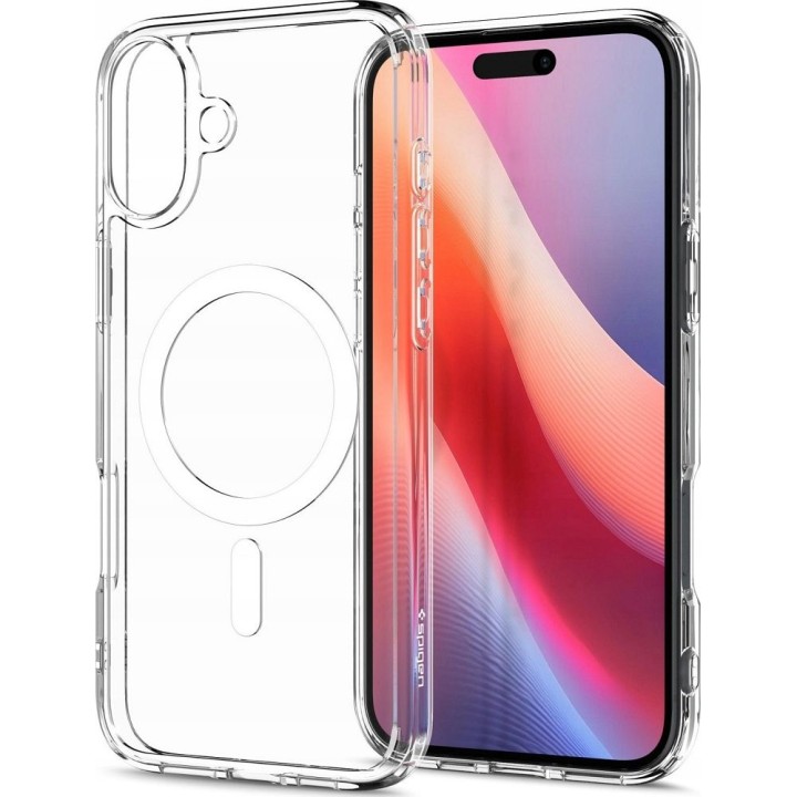 SPIGEN чехол ULTRA HYBRID MAG совместимый с MagSafe для IPHONE 16 белый
