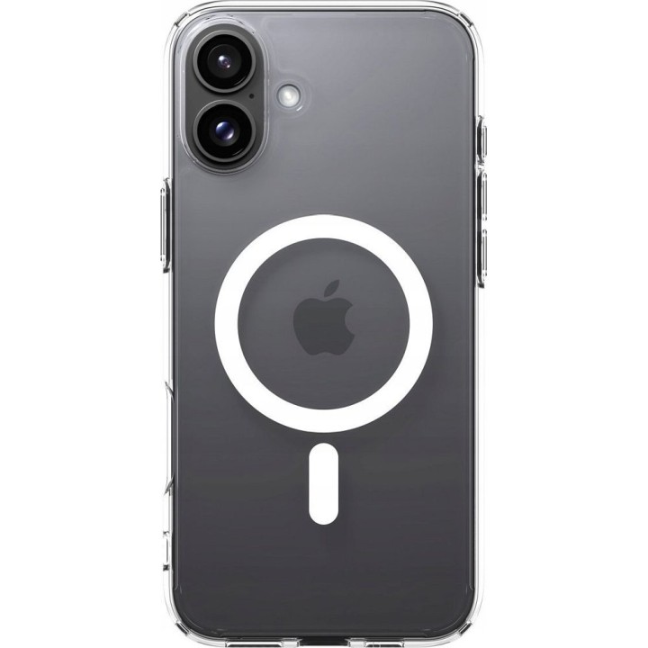 SPIGEN case ULTRA HYBRID MAG compatible with MagSafe for IPHONE 16 white