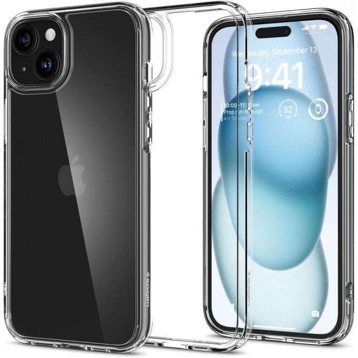 SPIGEN чехол ULTRA HYBRID для IPHONE 16 crystal clear