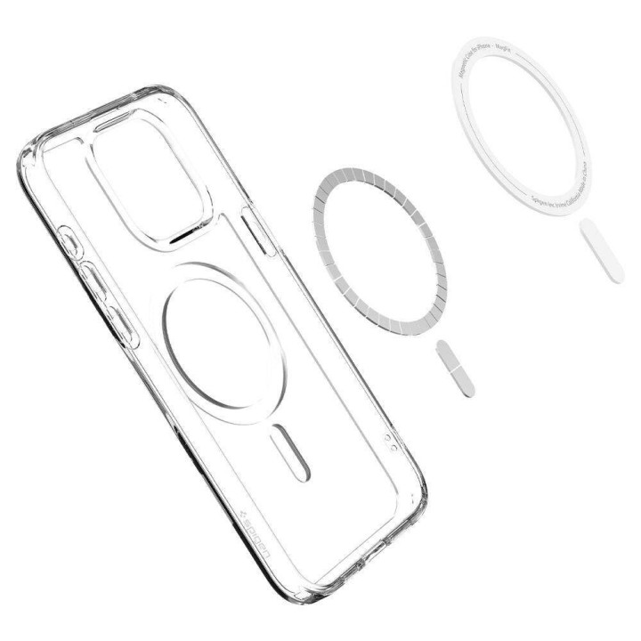 SPIGEN futerał ULTRA HYBRID MAG kompatybilny z MagSafe do IPHONE 16 Pro frost clear
