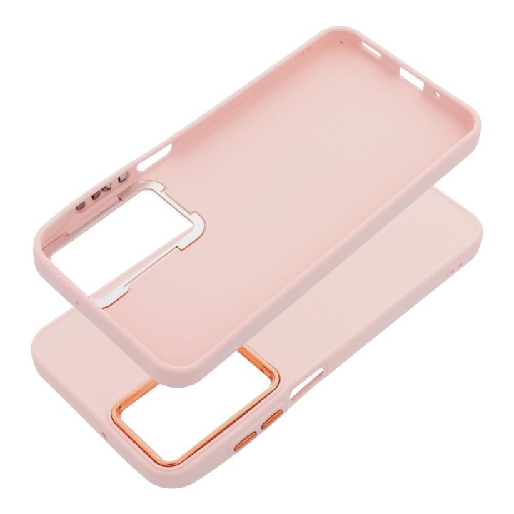 Чохол для Samsung A16 5G / A16 4G Frame пудрово-рожевий