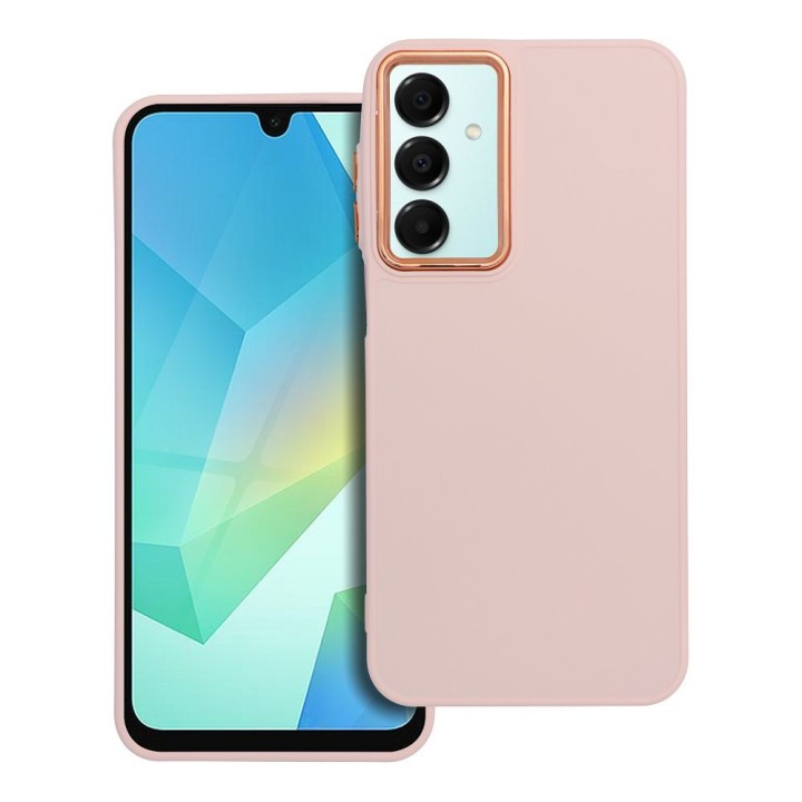 Чохол для Samsung A16 5G / A16 4G Frame пудрово-рожевий